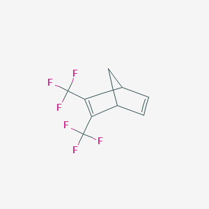 molecular formula C9H6F6 B14601943 2,3-Bis(trifluoromethyl)bicyclo[2.2.1]hepta-2,5-diene CAS No. 58623-62-4