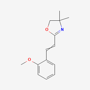 2-[2-(2-Methoxyphenyl)ethenyl]-4,4-dimethyl-4,5-dihydro-1,3-oxazole