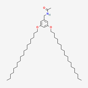 N-{[3,5-Bis(octadecyloxy)phenyl]methyl}acetamide