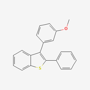 3-(3-Methoxyphenyl)-2-phenyl-1-benzothiophene