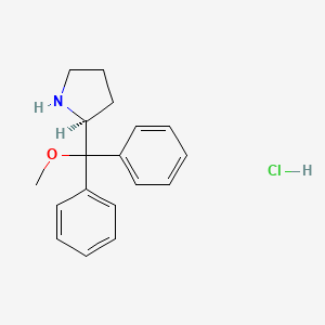 (S)-2-(Methoxydiphenylmethyl)pyrrolidine hydrochloride