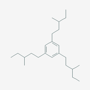 molecular formula C24H42 B14602006 1,3,5-Tris(3-methylpentyl)benzene CAS No. 61064-04-8