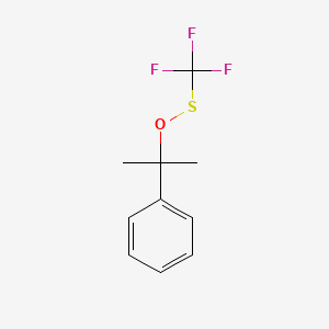 ((2-Phenylpropan-2-yl)oxy)(trifluoromethyl)sulfane