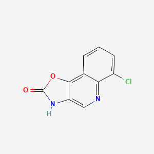 6-Chloro[1,3]oxazolo[4,5-c]quinolin-2(3H)-one