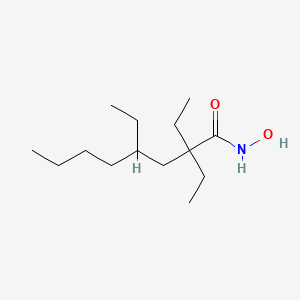 molecular formula C14H29NO2 B14602069 2,2,4-Triethyl-N-hydroxyoctanamide CAS No. 60631-07-4