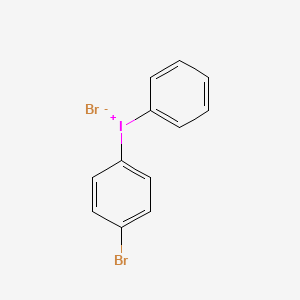 (4-Bromophenyl)-phenyliodanium;bromide