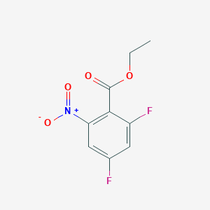 molecular formula C9H7F2NO4 B1460213 Ethyl 2,4-difluoro-6-nitrobenzoate CAS No. 1803824-32-9