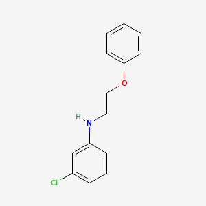 molecular formula C14H14ClNO B14602161 3-Chloro-N-(2-phenoxyethyl)aniline CAS No. 61040-71-9