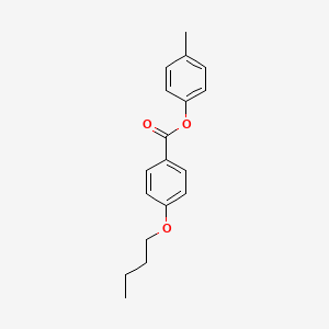 molecular formula C18H20O3 B14602164 4-Methylphenyl 4-butoxybenzoate CAS No. 58600-97-8