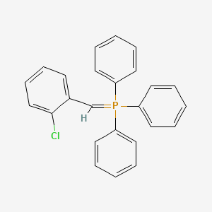 molecular formula C25H20ClP B14602180 Phosphorane, [(2-chlorophenyl)methylene]triphenyl- CAS No. 59625-56-8