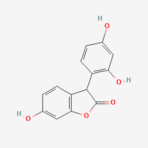 3-(2,4-Dihydroxyphenyl)-6-hydroxy-1-benzofuran-2(3H)-one