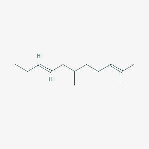 molecular formula C13H24 B14602222 (8E)-2,6-dimethyl-2,8-undecadiene 