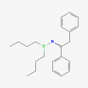 molecular formula C22H30BN B14602244 N-(Dibutylboranyl)-1,2-diphenylethan-1-imine CAS No. 61209-17-4