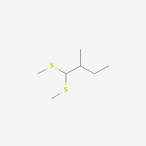 2-Methyl-1,1-bis(methylsulfanyl)butane