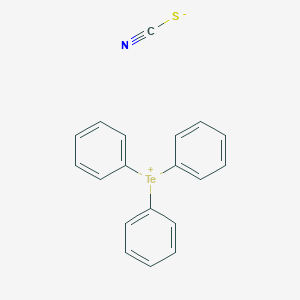 Triphenyltellanium thiocyanate