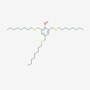 2,4,6-Tris[(octylsulfanyl)methyl]phenol