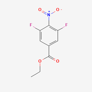 molecular formula C9H7F2NO4 B1460231 Ethyl 3,5-difluoro-4-nitrobenzoate CAS No. 1803870-78-1