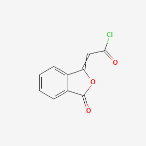 (3-Oxo-2-benzofuran-1(3H)-ylidene)acetyl chloride