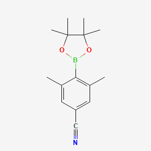 3,5-Dimethyl-4-(4,4,5,5-tetramethyl-1,3,2-dioxaborolan-2-yl)benzonitrile