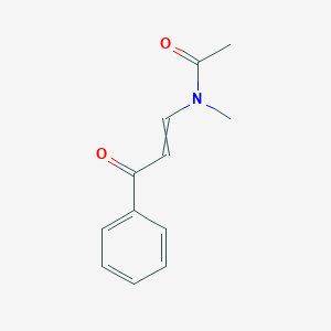 N-Methyl-N-(3-oxo-3-phenylprop-1-en-1-yl)acetamide