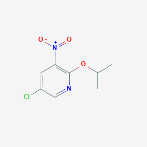 5-Chloro-3-nitro-2-(propan-2-yloxy)pyridine