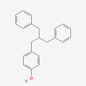 4-(2-Benzyl-3-phenylpropyl)phenol