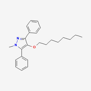 1-Methyl-4-(octyloxy)-3,5-diphenyl-1H-pyrazole