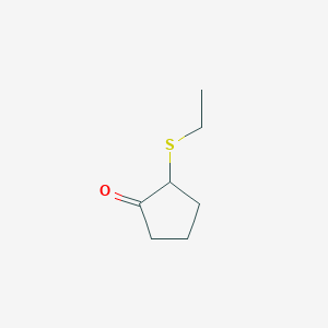 2-(Ethylsulfanyl)cyclopentan-1-one