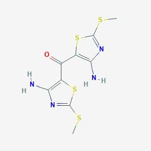 Bis[4-amino-2-(methylsulfanyl)-1,3-thiazol-5-yl]methanone