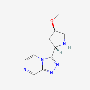 3-[(2S,4R)-4-Methoxypyrrolidin-2-yl]-[1,2,4]triazolo[4,3-a]pyrazine