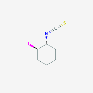 Cyclohexane, 1-iodo-2-isothiocyanato-, trans-