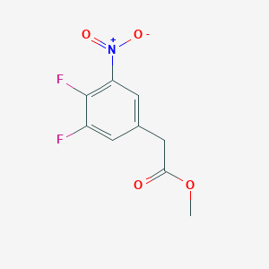 molecular formula C9H7F2NO4 B1460257 Methyl 3,4-difluoro-5-nitrophenylacetate CAS No. 1803824-68-1
