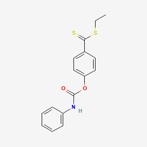 Ethyl 4-[(phenylcarbamoyl)oxy]benzene-1-carbodithioate