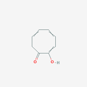 molecular formula C8H8O2 B14602587 2-Hydroxycycloocta-2,4,6-trien-1-one CAS No. 58696-64-3