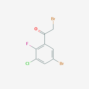 5'-Bromo-3'-chloro-2'-fluorophenacyl bromide