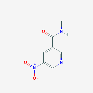 molecular formula C7H7N3O3 B14602665 N-Methyl-5-nitropyridine-3-carboxamide CAS No. 59290-18-5