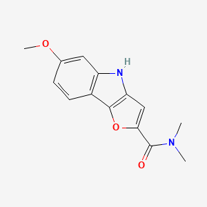 6-Methoxy-N,N-dimethyl-4H-furo[3,2-B]indole-2-carboxamide