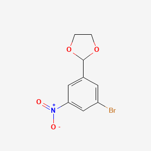 2-(3-Bromo-5-nitrophenyl)-1,3-dioxolane