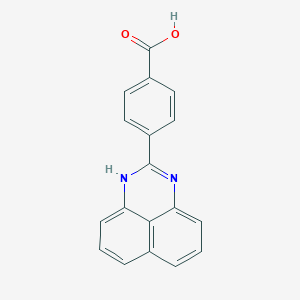 B146027 4-(1H-Perimidin-2-yl)benzoic acid CAS No. 138278-89-4