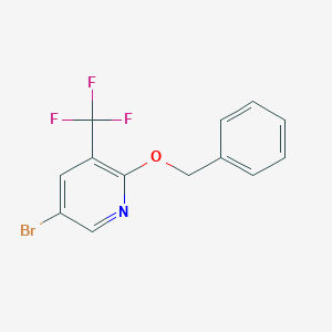 2-(Benzyloxy)-5-bromo-3-(trifluoromethyl)pyridine