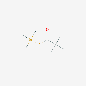 2,2-Dimethyl-1-[methyl(trimethylsilyl)phosphanyl]propan-1-one