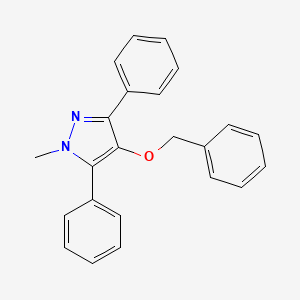 4-(Benzyloxy)-1-methyl-3,5-diphenyl-1H-pyrazole