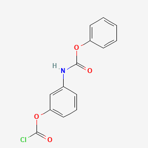 3-[(Phenoxycarbonyl)amino]phenyl carbonochloridate