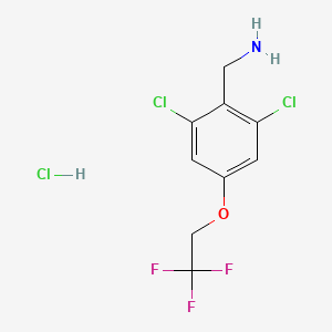 2,6-Dichloro-4-(2,2,2-trifluoroethoxy)-benzylamine hydrochloride