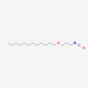 molecular formula C16H31NO2 B14602809 1-(3-Isocyanatopropoxy)dodecane CAS No. 60853-01-2