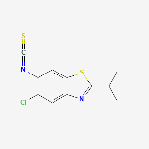 5-Chloro-6-isothiocyanato-2-(propan-2-yl)-1,3-benzothiazole