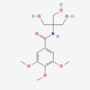 N-[1,3-Dihydroxy-2-(hydroxymethyl)propan-2-yl]-3,4,5-trimethoxybenzamide