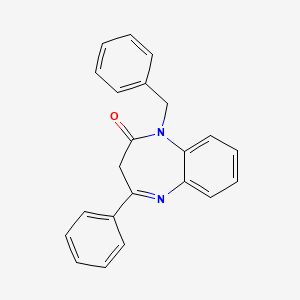 1-benzyl-4-phenyl-1,3-dihydro-2H-1,5-benzodiazepin-2-one