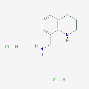 molecular formula C10H16Cl2N2 B1460287 (1,2,3,4-Tetrahydroquinolin-8-yl)methanamine dihydrochloride CAS No. 2031261-12-6