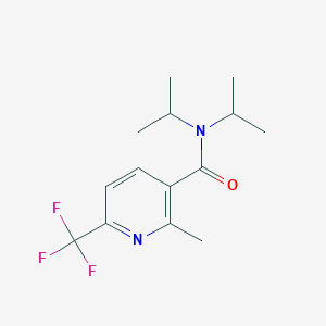 molecular formula C14H19F3N2O B1460292 N,N-二异丙基-2-甲基-6-(三氟甲基)烟酰胺 CAS No. 1980049-28-2